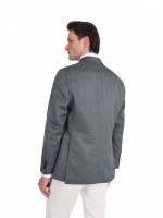 Blazer de lã, seda e linho Blazer de lã, seda e linho
