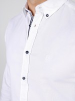 Camisa casual lisa regular fit Camisa casual lisa regular fit