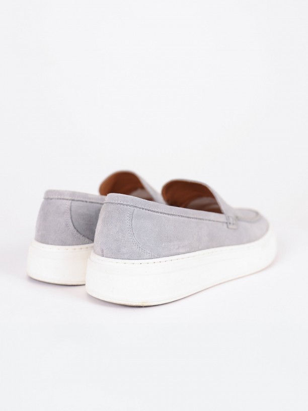 Suede leather shoe Suede leather shoe