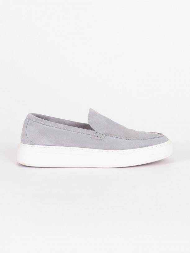 Suede leather shoe Suede leather shoe