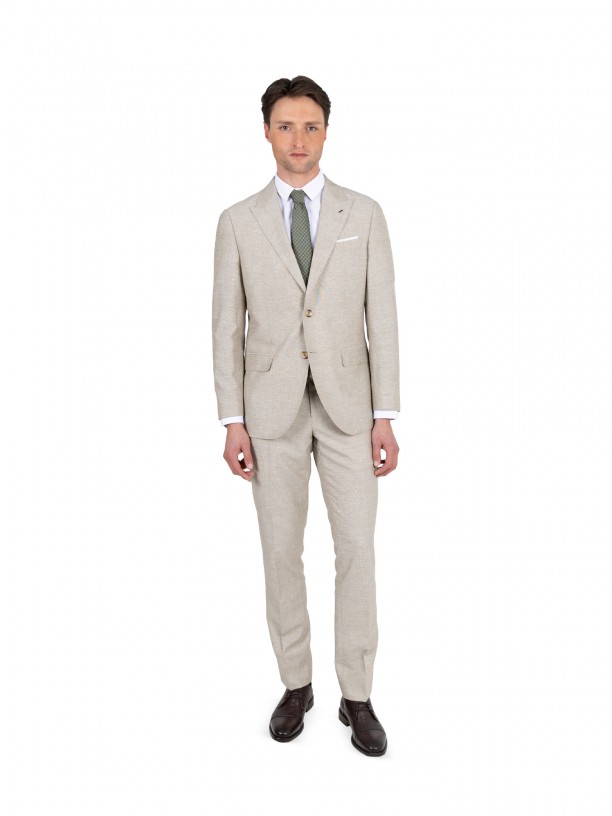 Traje de lino Slim Fit