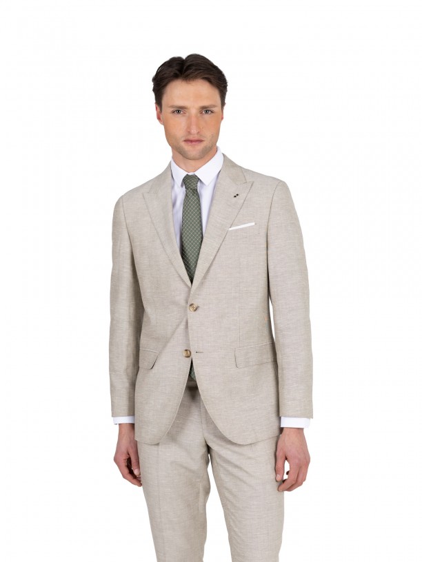Traje de lino Slim Fit