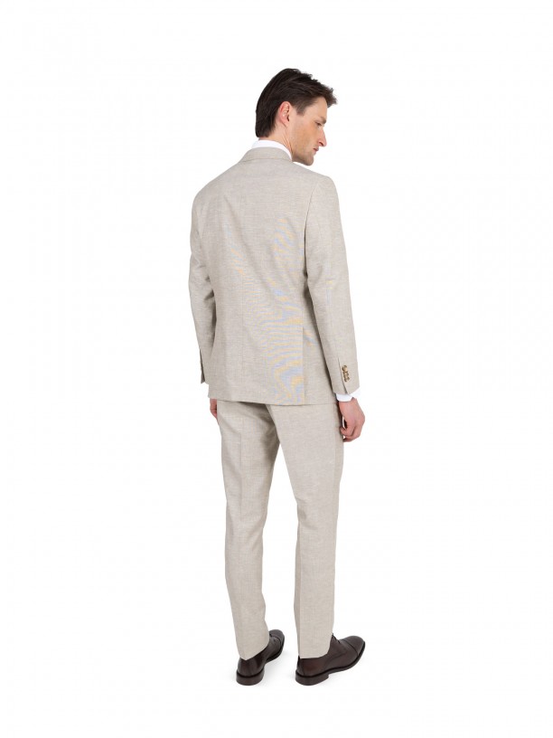 Traje de lino Slim Fit
