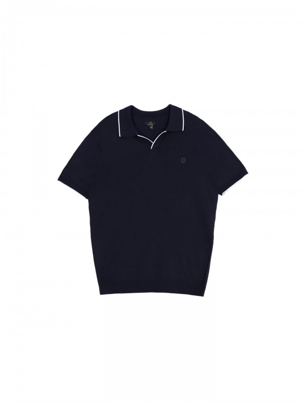 Polo with classic collar
