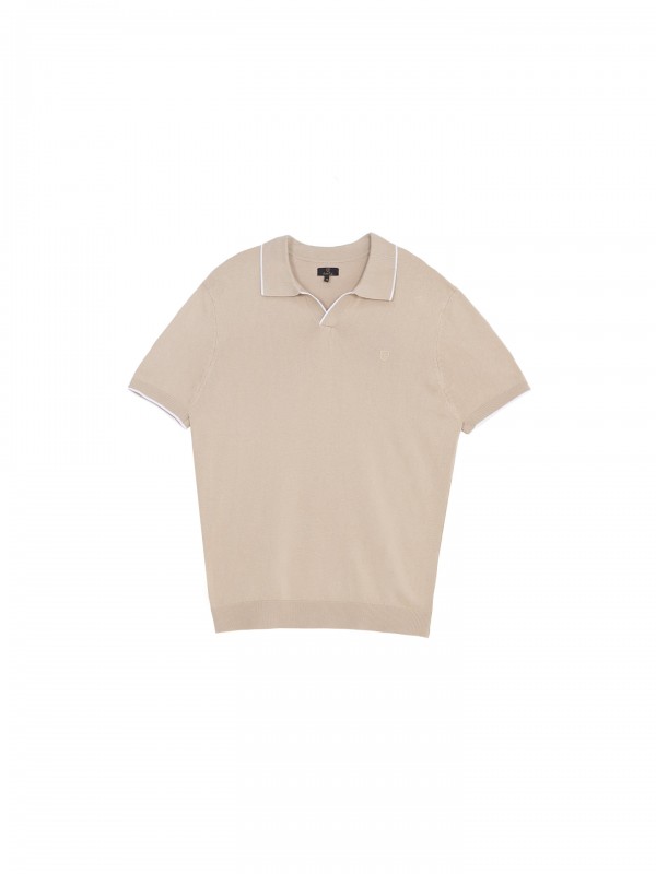 Polo with classic collar