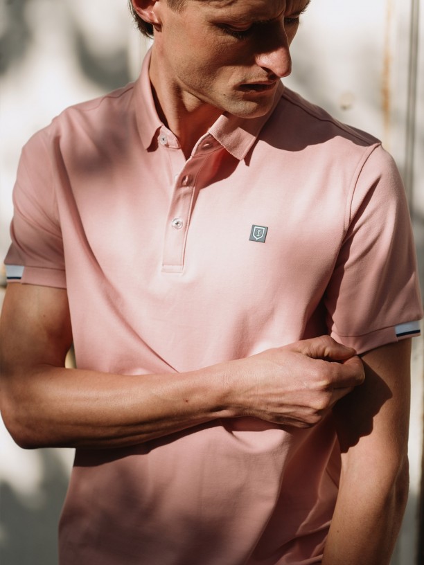 Polo piqu de algodo