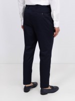 Pantalones de corte regular en mezcla de algodón Pantalones de corte regular en mezcla de algodón