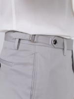 Pantalones de corte regular en mezcla de algodón Pantalones de corte regular en mezcla de algodón