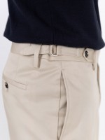 Pantalones de corte regular en mezcla de algodón Pantalones de corte regular en mezcla de algodón