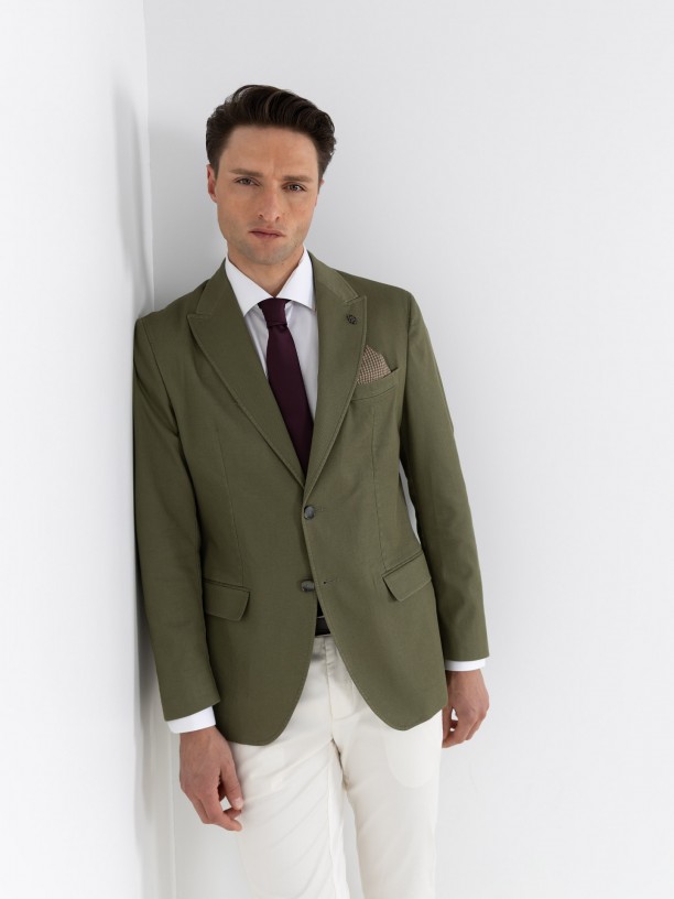 Blazer de algodão Blazer de algodão