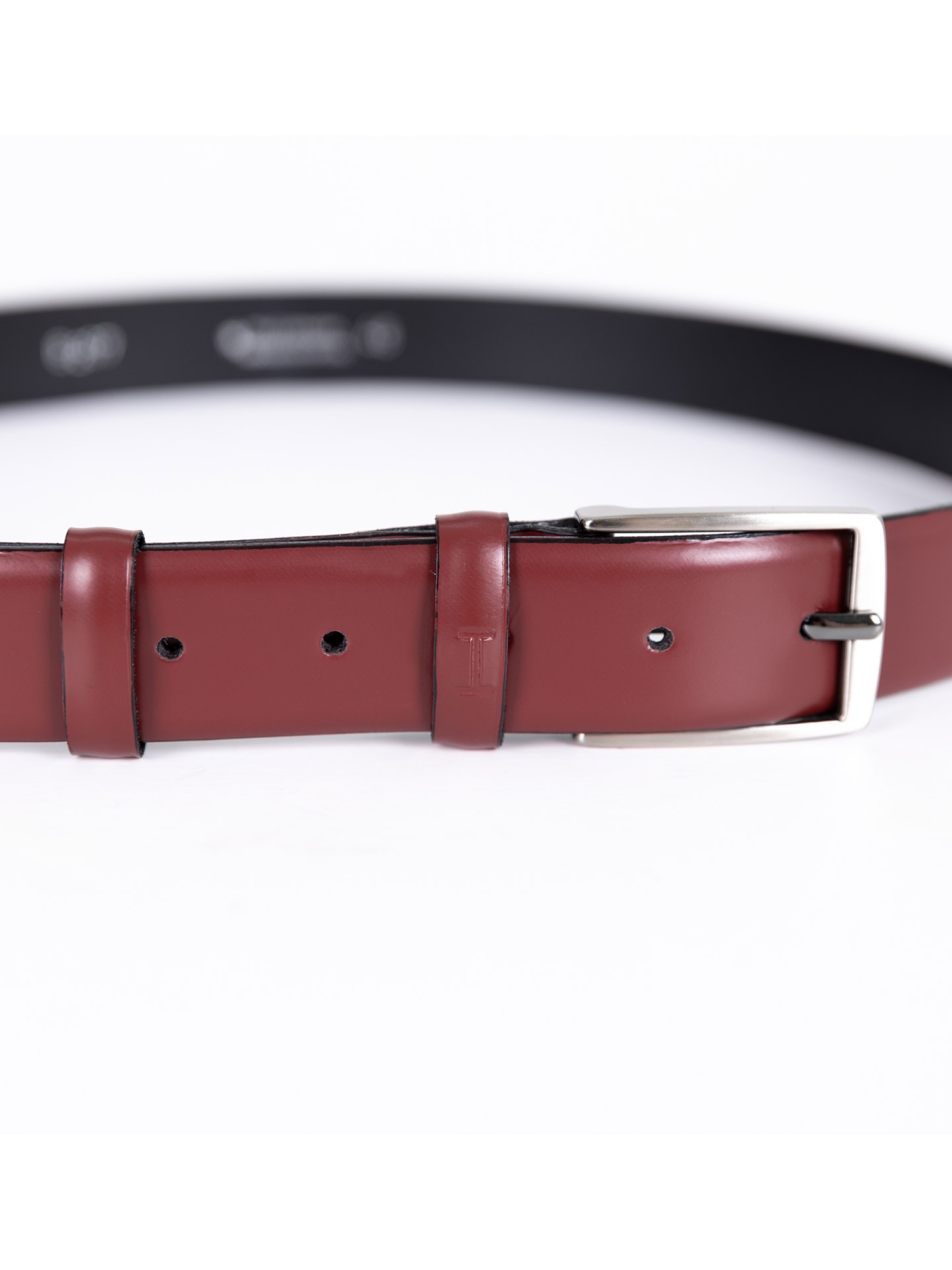 Cinto casual em pele