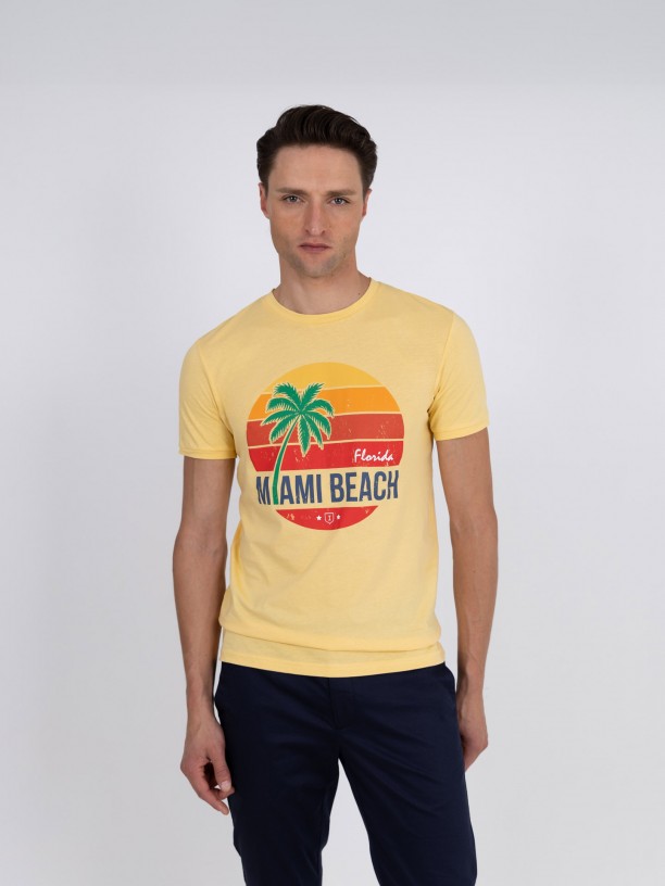 T-shirt 100% algodão T-shirt 100% algodão