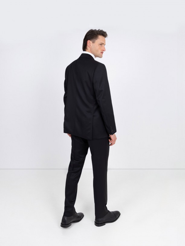 Fato liso regular fit 100% l