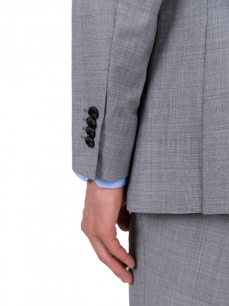 Traje micro estampado regular fit Traje micro estampado regular fit
