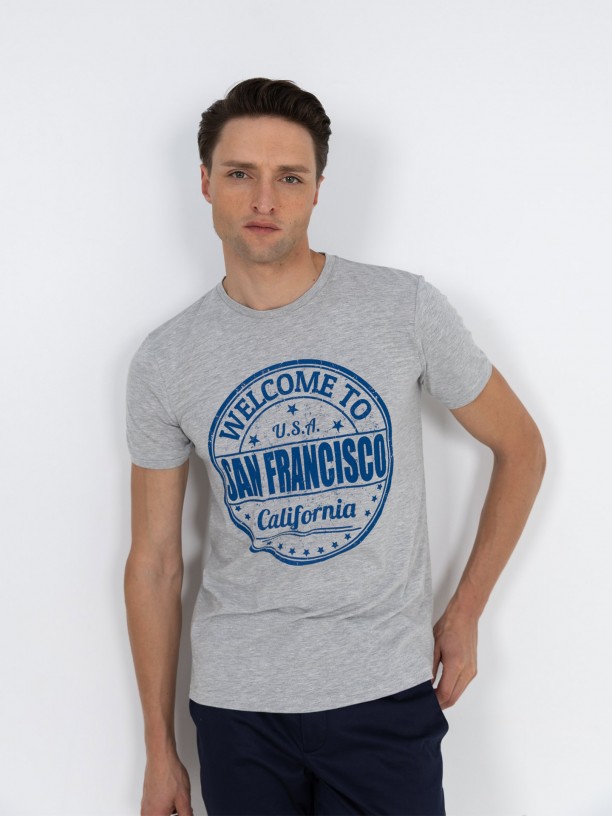 T-shirt de algodo San Francisco
