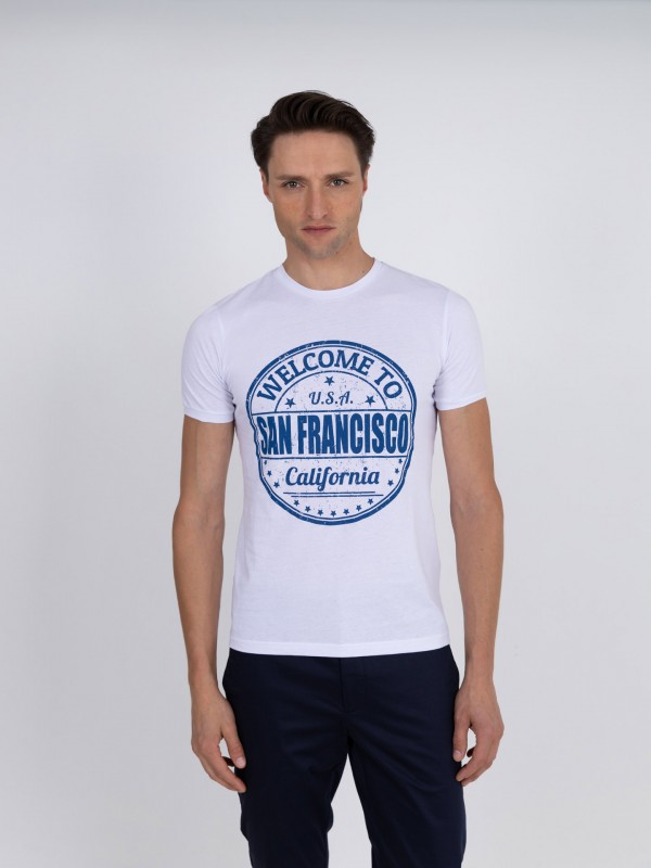 T-shirt de algodo San Francisco