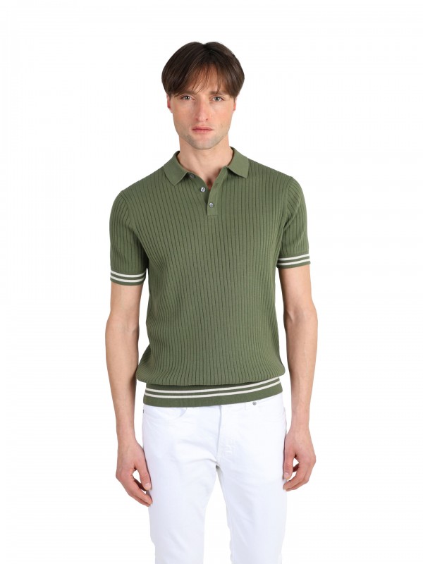 Polo de manga corta 100% algodn
