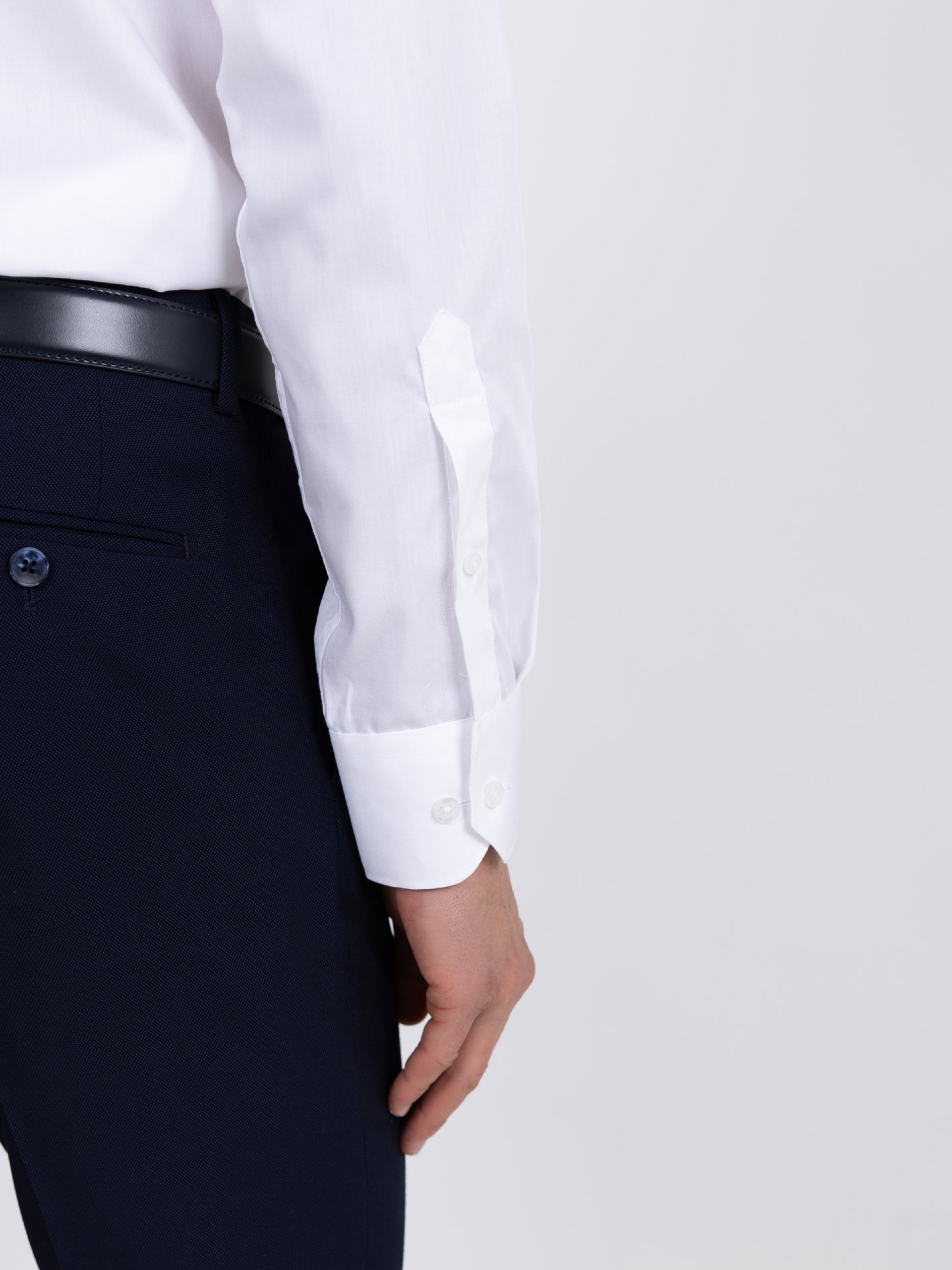 Camisa clásica lisa regular fit