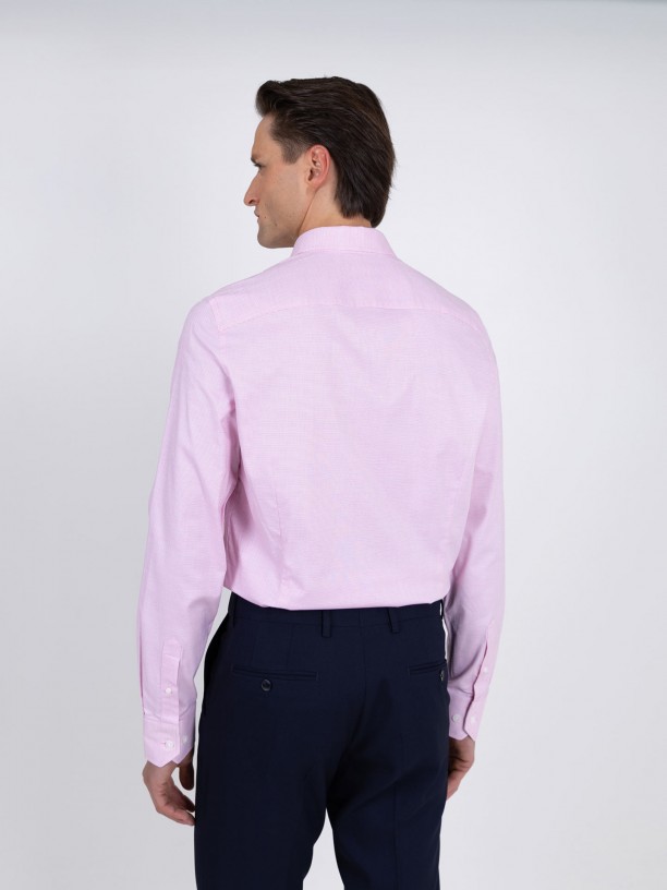 Slim fit plain classic shirt