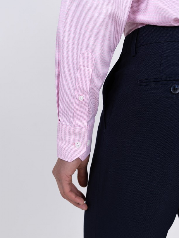 Slim fit plain classic shirt
