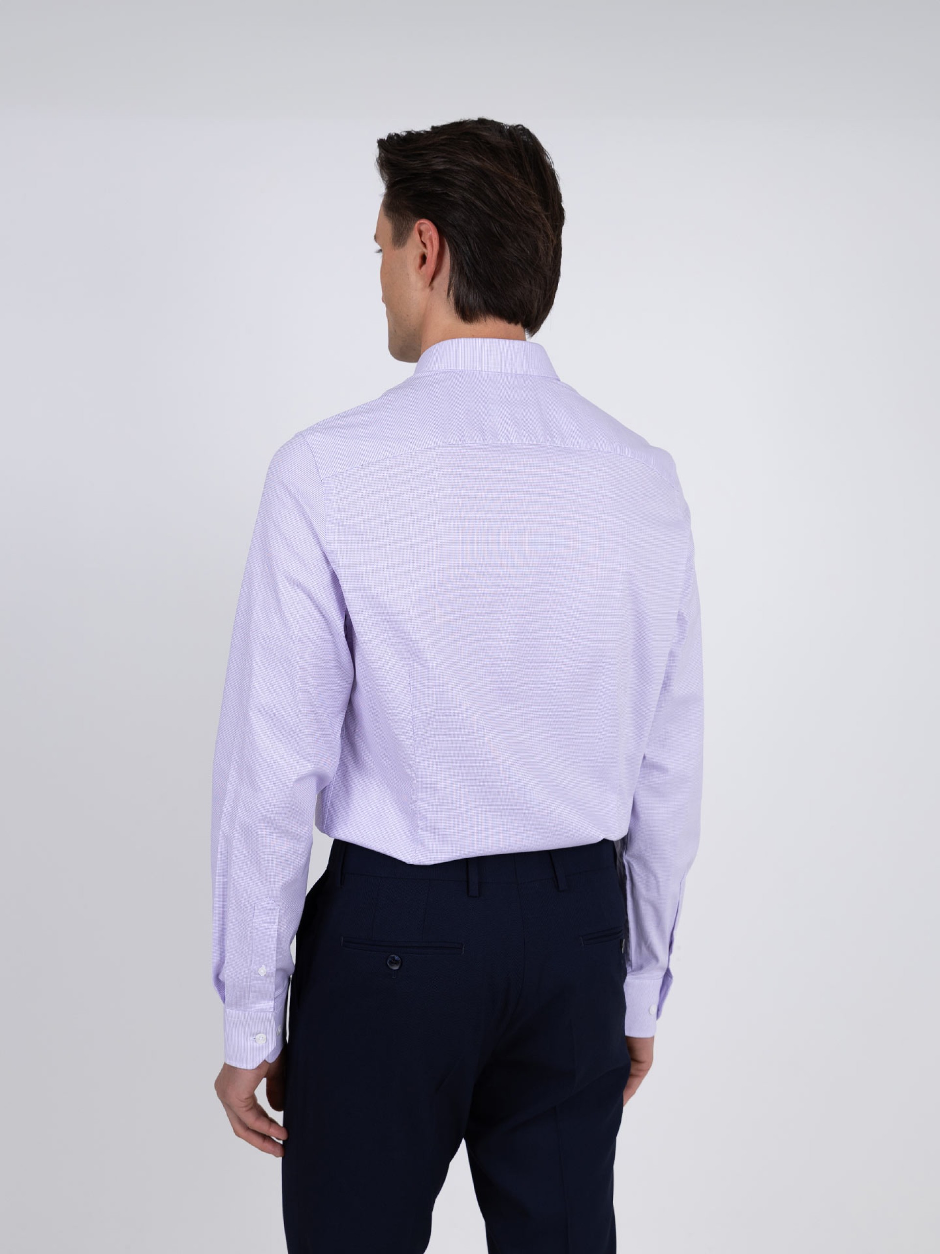 Camisa clásica lisa slim fit