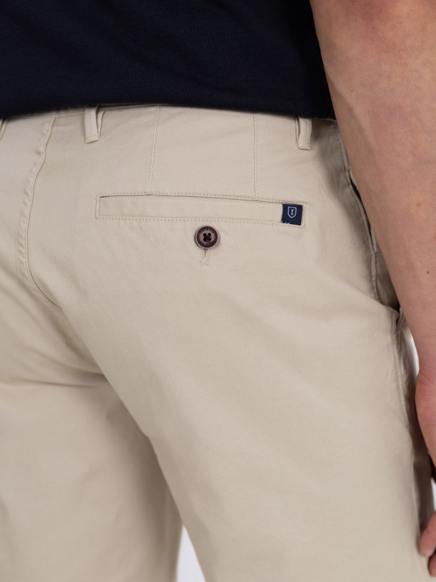 Cotton bermuda shorts