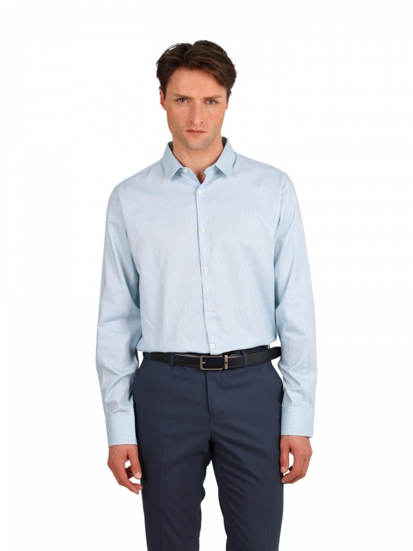 Micro structured classic shirt