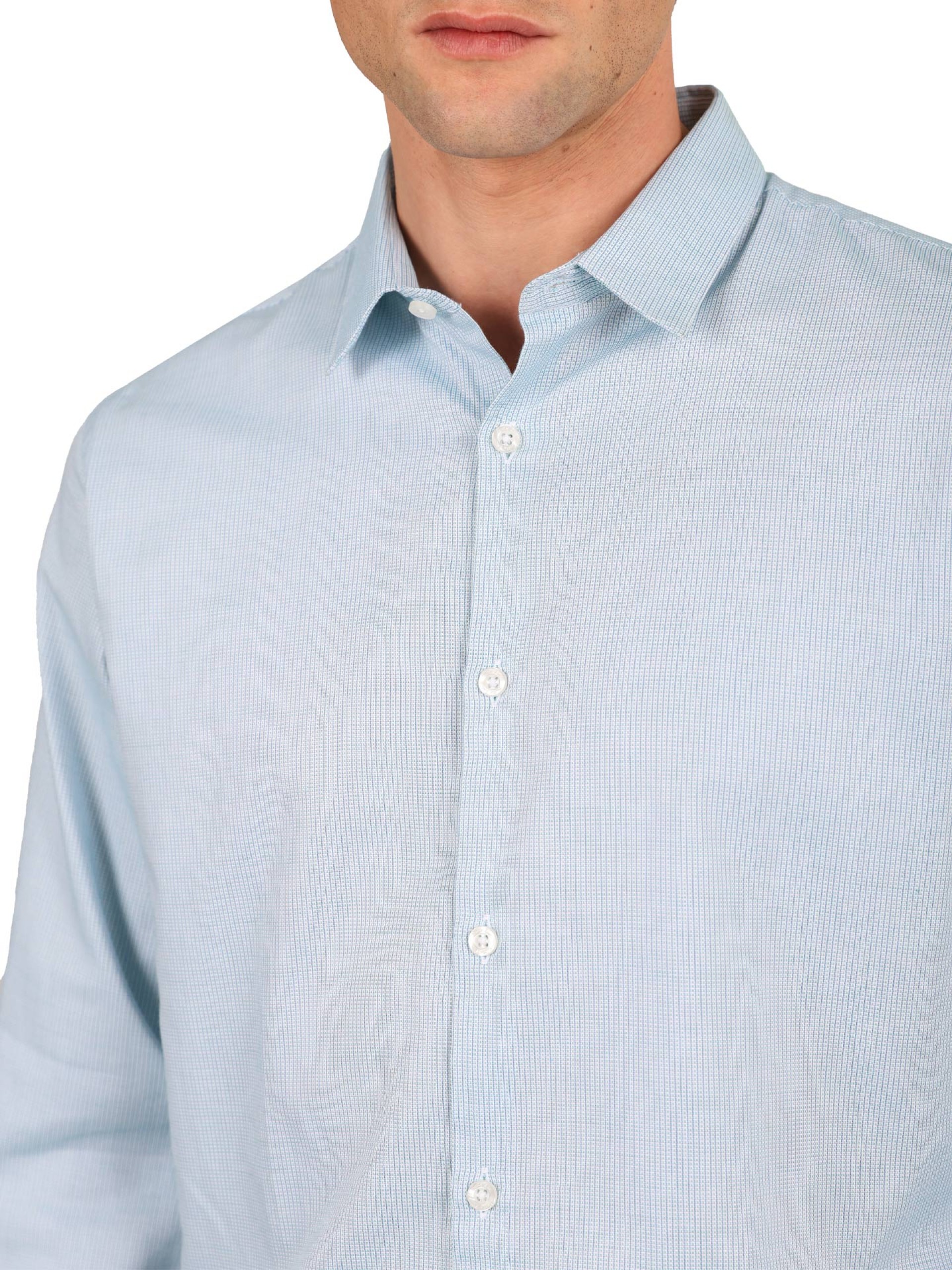 Camisa clásica micro estructura