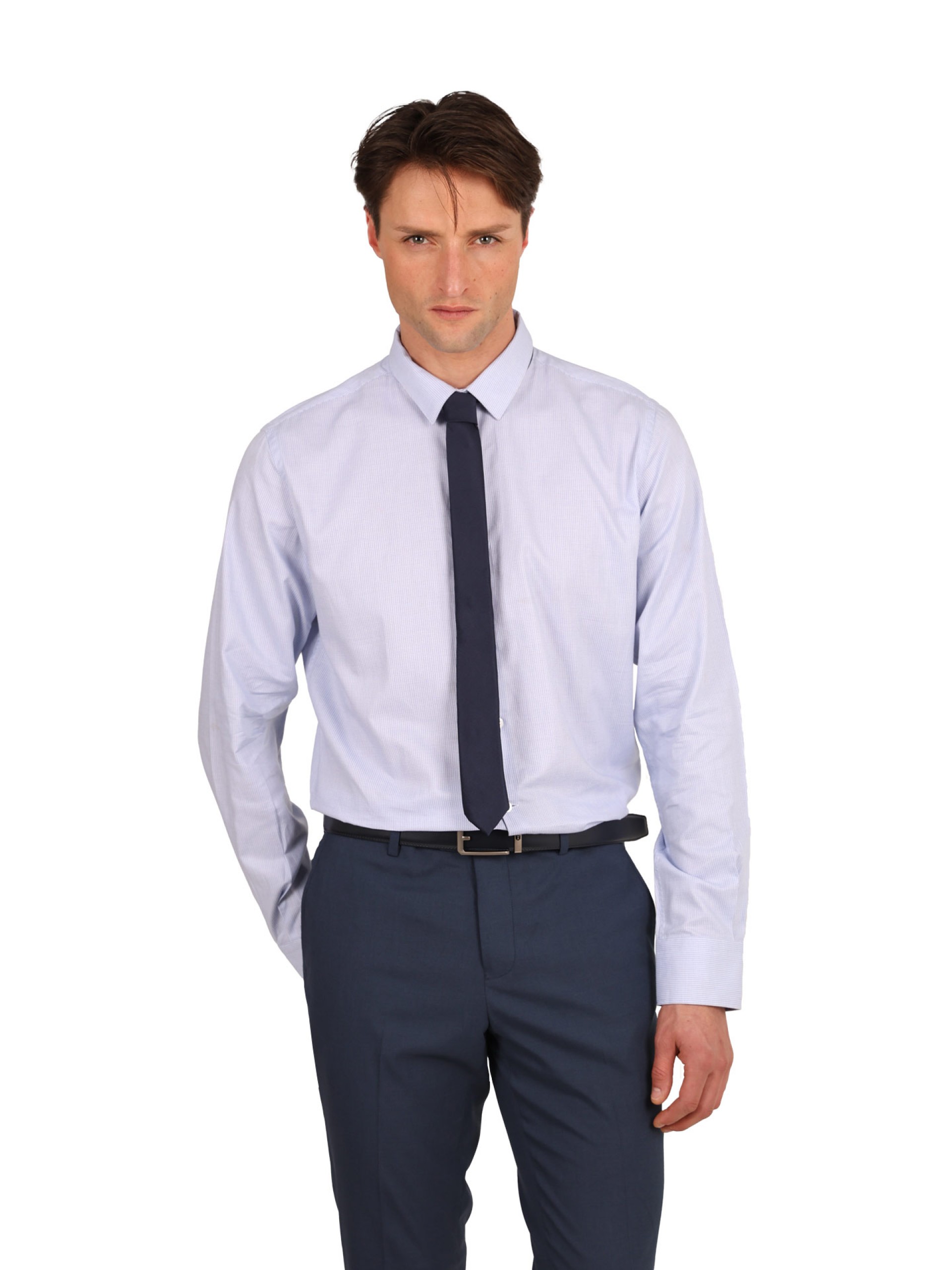 Camisa clásica micro estructura