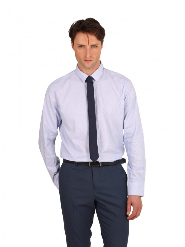 Micro structured classic shirt Micro structured classic shirt