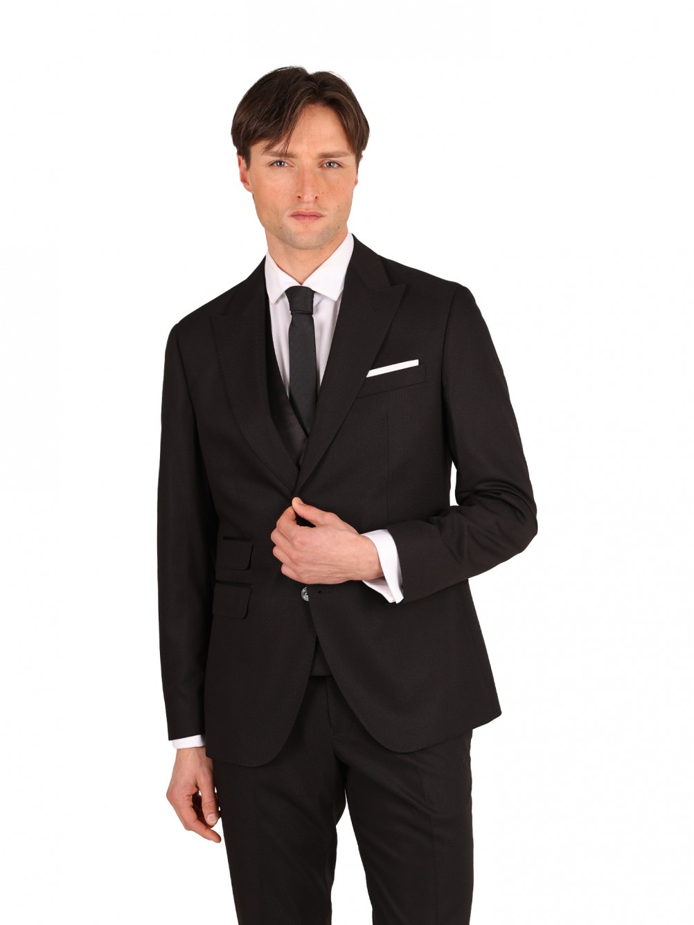 Fato de cerim�nia com colete regular fit