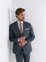 Traje slim fit con micro patr�n
