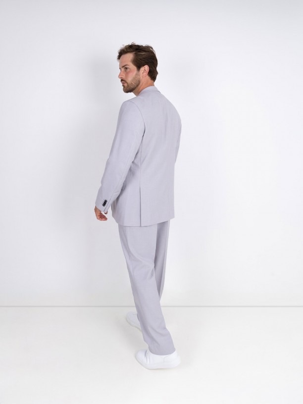 Plain oversized-cut suit