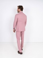 Fato liso slim fit com colete