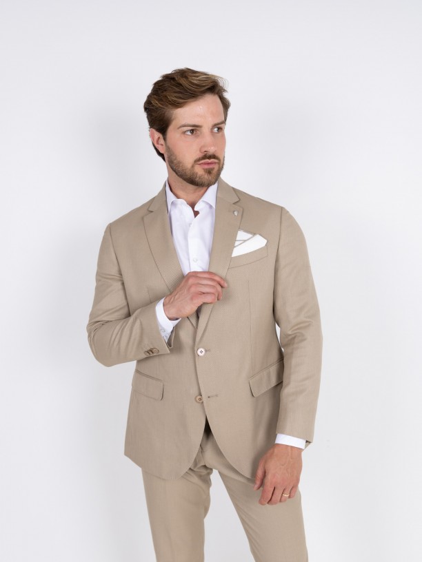 Micro pattern regular fit