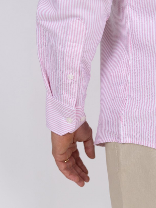 Striped cotton shirt