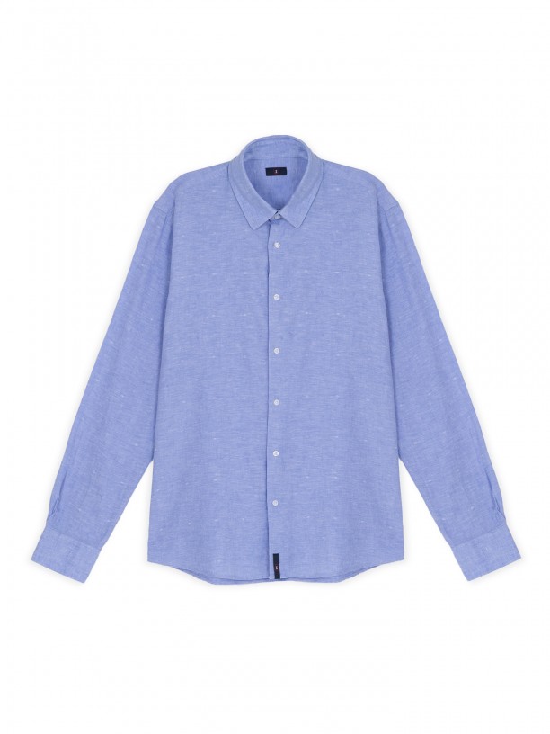 Linen and cotton shirt