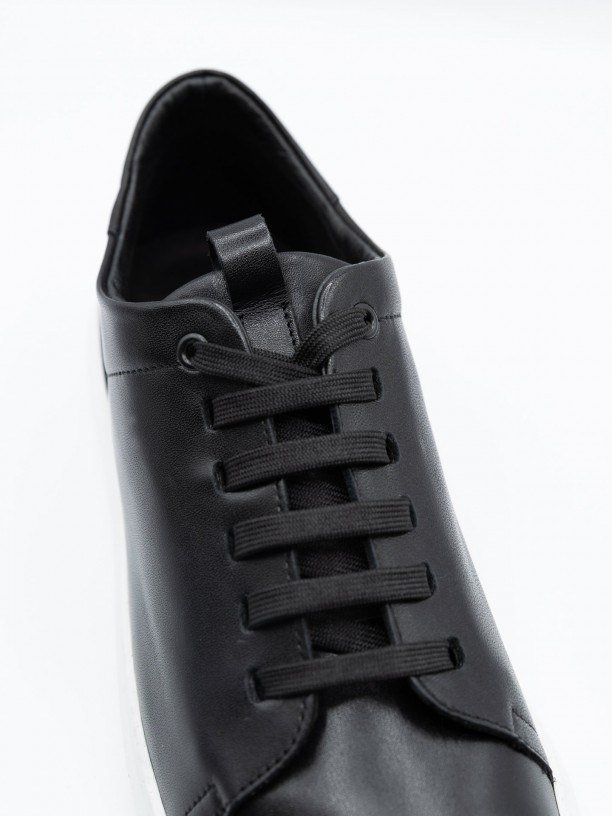 Polished leather sneakers Polished leather sneakers