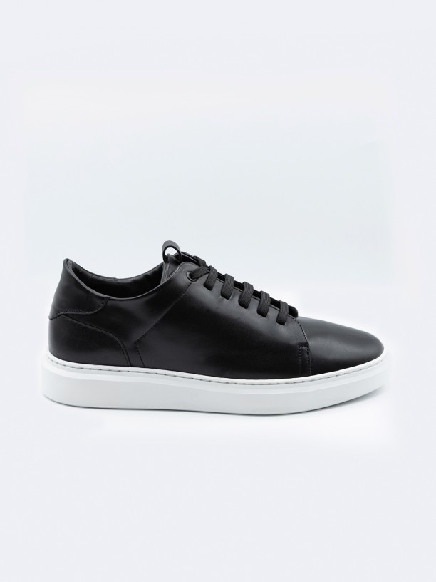 Polished leather sneakers Polished leather sneakers