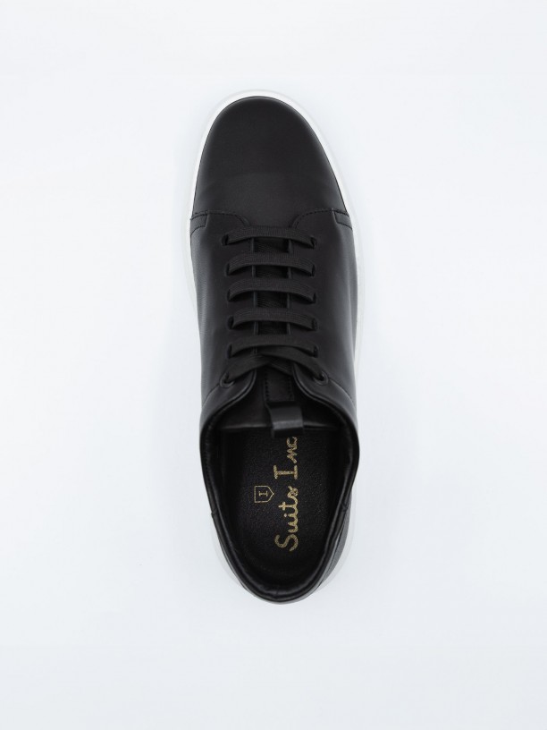 Polished leather sneakers Polished leather sneakers