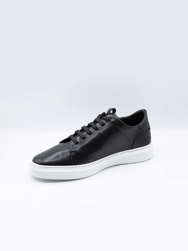 Polished leather sneakers Polished leather sneakers