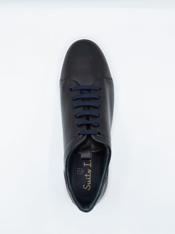 Sapatilha de pele polida Sapatilha de pele polida