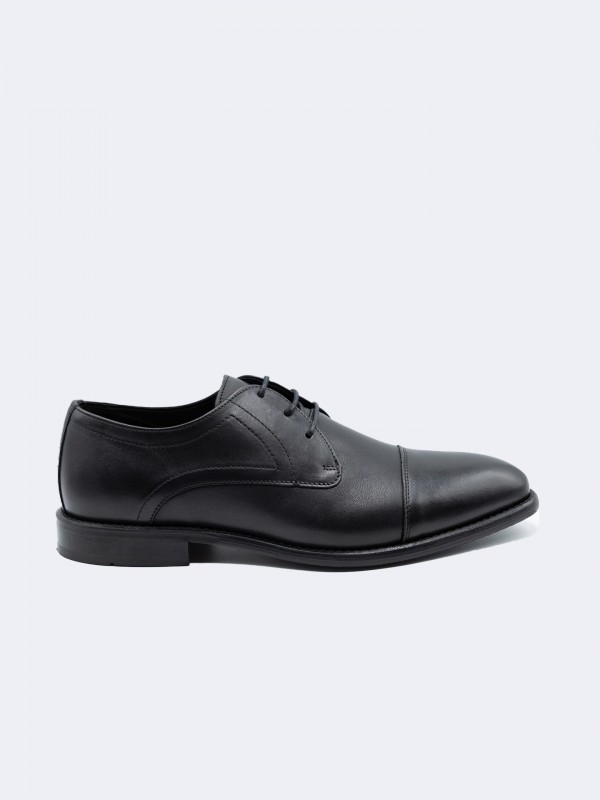 Sapato clssico liso de pele