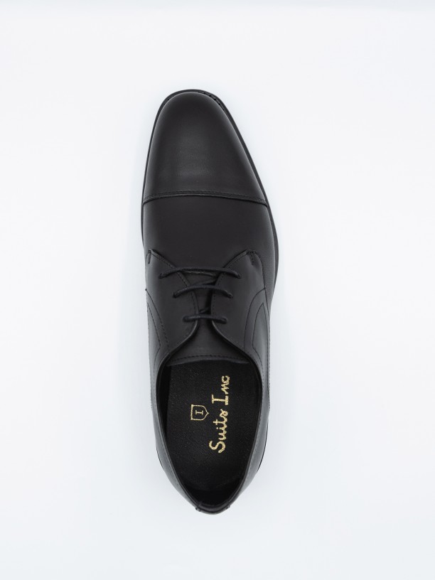 Zapato clásico liso de piel Zapato clásico liso de piel