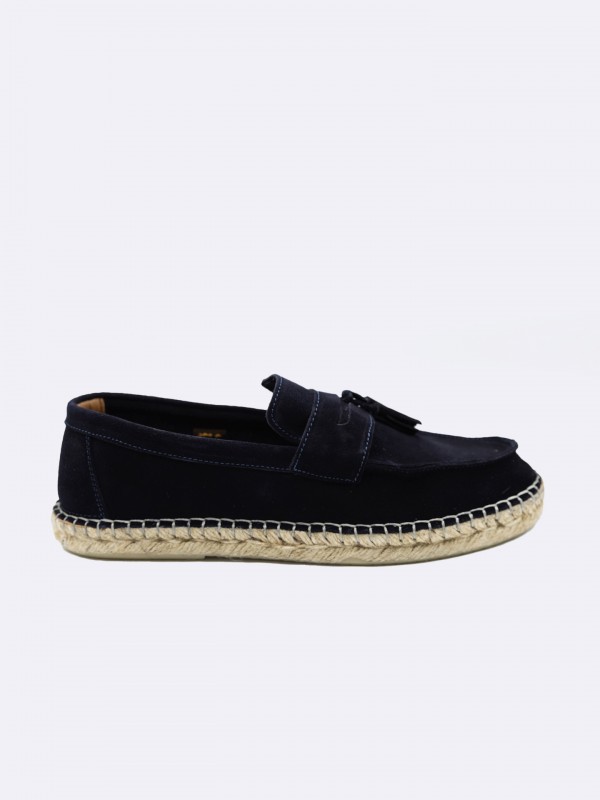 Espadrille-style moccasin