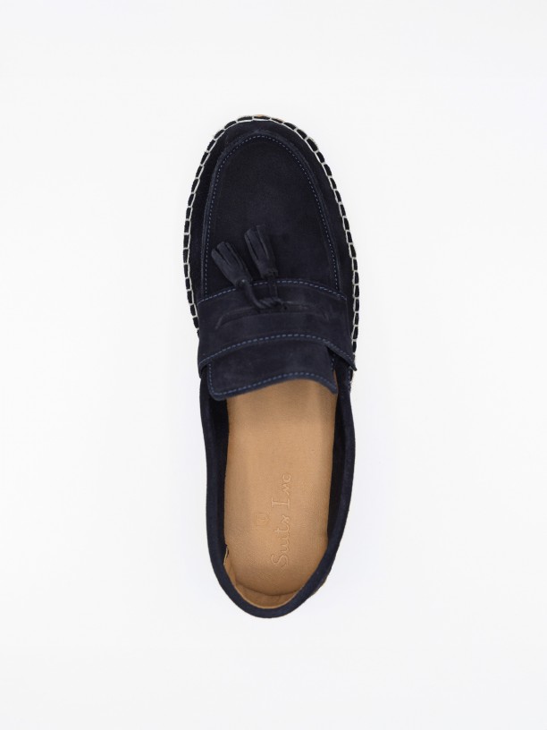 Espadrille-style moccasin Espadrille-style moccasin