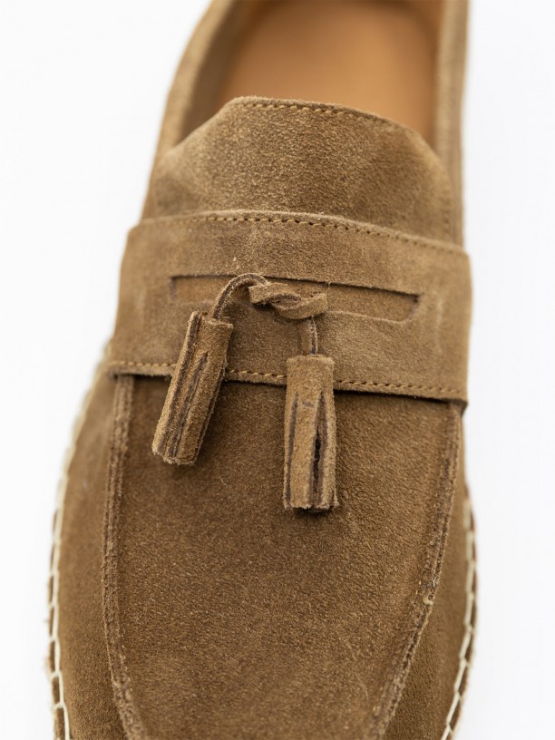 Espadrille-style moccasin Espadrille-style moccasin