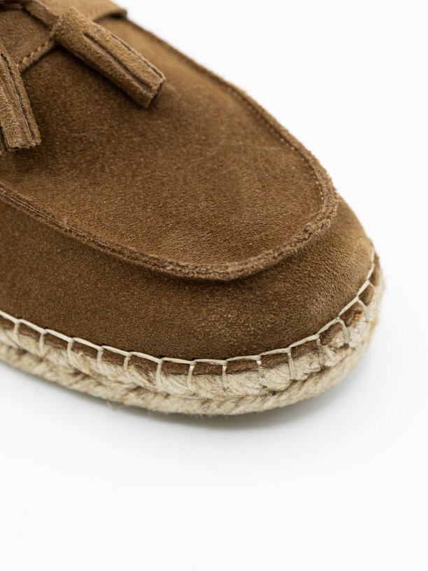 Espadrille-style moccasin Espadrille-style moccasin