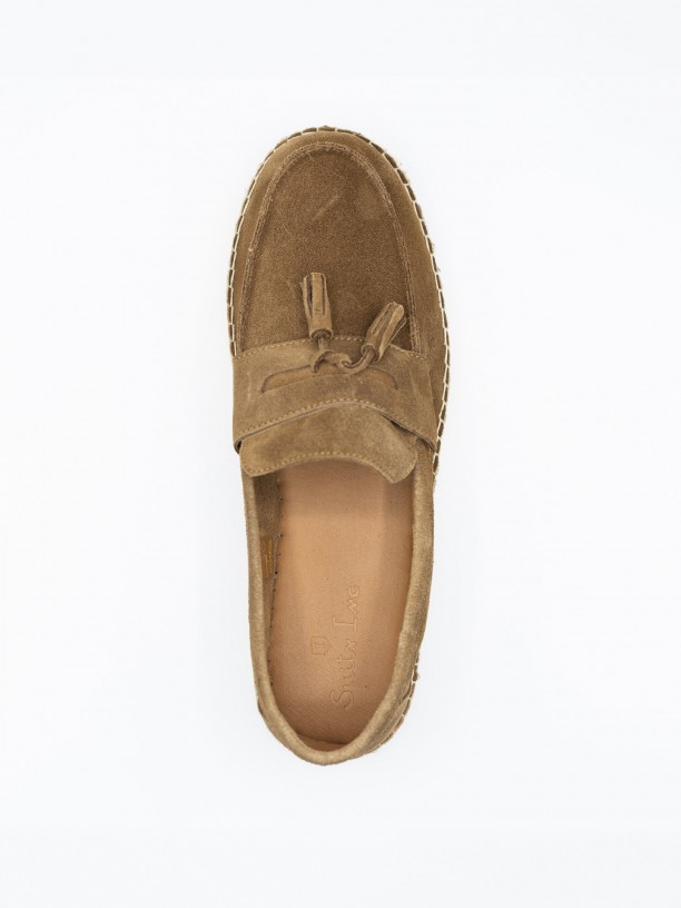 Espadrille-style moccasin Espadrille-style moccasin