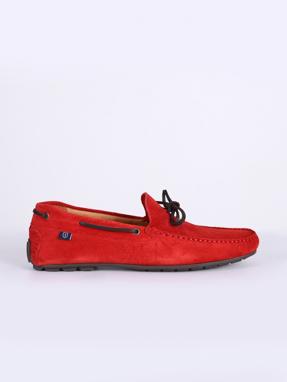 Mocassin casual de pele